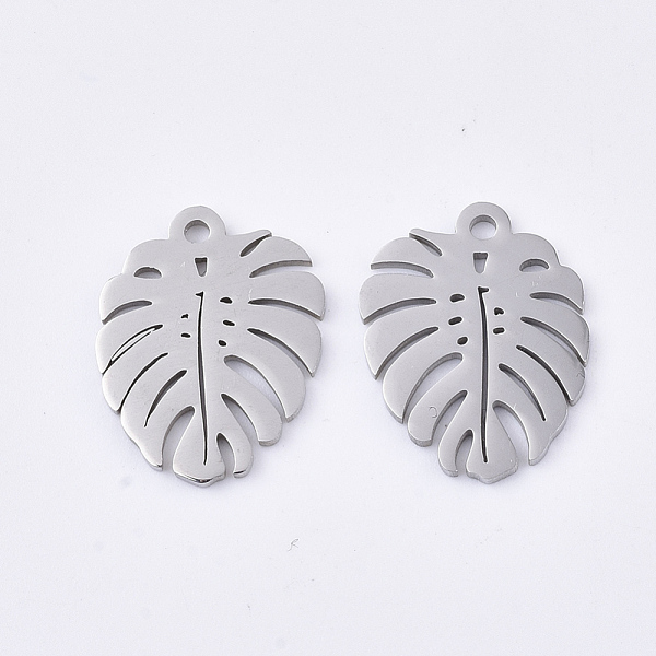 PandaHall 201 Stainless Steel Pendants, Leaf, Stainless Steel Color, 17x13x1mm, Hole: 1.4mm 201 Stainless Steel Leaf
PandaHall 201 Stainless Steel Pendants, Leaf, Stainless Steel Color, 17x13x1mm, Hole: 1.4mm 201 Stainless Steel Leaf