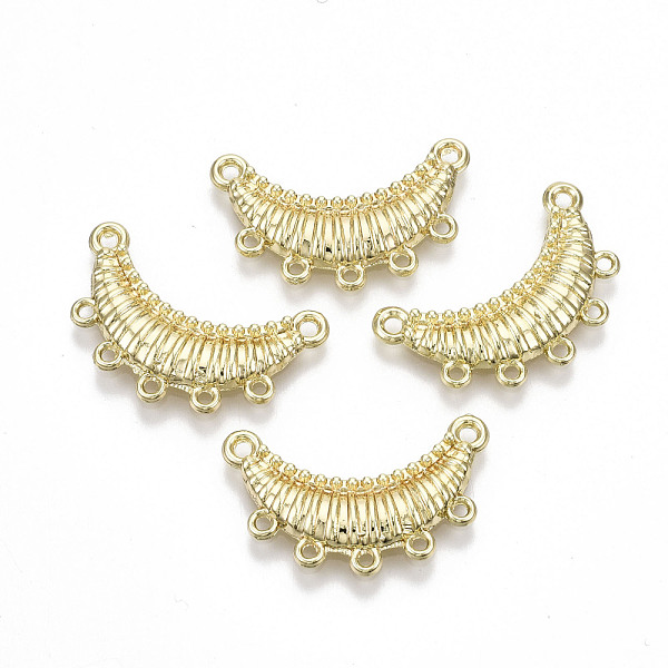 PandaHall Rack Plating Alloy Chandelier Component Links, Cadmium Free & Lead Free, Moon, Light Gold, 16x25.5x3mm, Hole: 1.2mm and 1.5mm...
PandaHall Rack Plating Alloy Chandelier Component Links, Cadmium Free & Lead Free, Moon, Light Gold, 16x25.5x3mm, Hole: 1.2mm and 1.5mm...