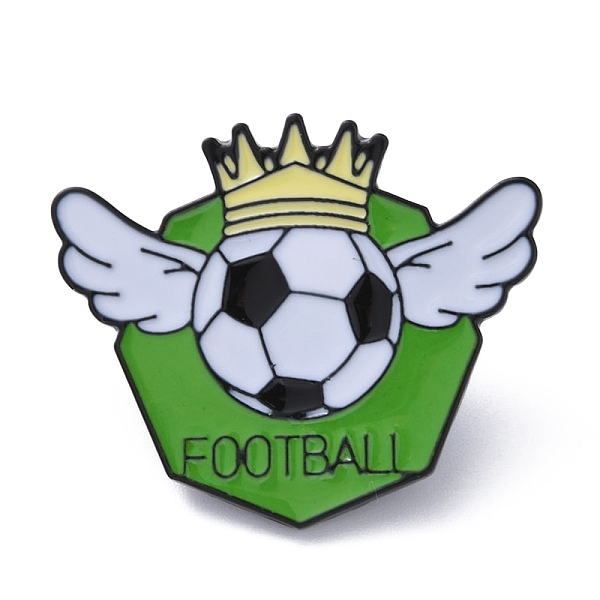 PandaHall Black Alloy Brooches, Football Enamel Pins, for Backpack Clothe, Polygon, 27x32x1.5mm Alloy+Enamel Polygon
PandaHall Black Alloy Brooches, Football Enamel Pins, for Backpack Clothe, Polygon, 27x32x1.5mm Alloy+Enamel Polygon
