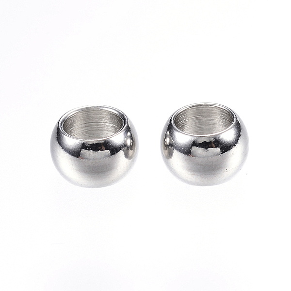 PandaHall 201 Stainless Steel Beads, Large Hole Beads, Rondelle, Stainless Steel Color, 8x5mm, Hole: 5mm 201 Stainless Steel Rondelle
PandaHall 201 Stainless Steel Beads, Large Hole Beads, Rondelle, Stainless Steel Color, 8x5mm, Hole: 5mm 201 Stainless Steel Rondelle