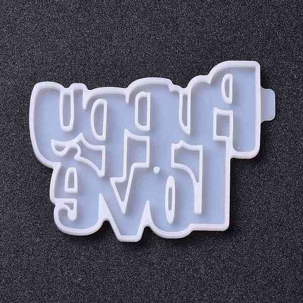 PandaHall DIY Pendant Silicone Molds, Resin Casting Molds, For UV Resin, Epoxy Resin Jewelry Making, Word Puppy Love, White, 111x79x6mm...
PandaHall DIY Pendant Silicone Molds, Resin Casting Molds, For UV Resin, Epoxy Resin Jewelry Making, Word Puppy Love, White, 111x79x6mm...