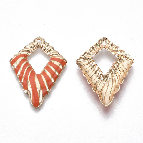 PandaHall Eco-Friendly Iron Enamel Pendants, Cadmium Free & Lead Free, Kite, Light Gold, Tomato, 32x23.5x3mm, Hole: 1.4mm Iron+Enamel Others..., Red
PandaHall Eco-Friendly Iron Enamel Pendants, Cadmium Free & Lead Free, Kite, Light Gold, Tomato, 32x23.5x3mm, Hole: 1.4mm Iron+Enamel Others..., Red