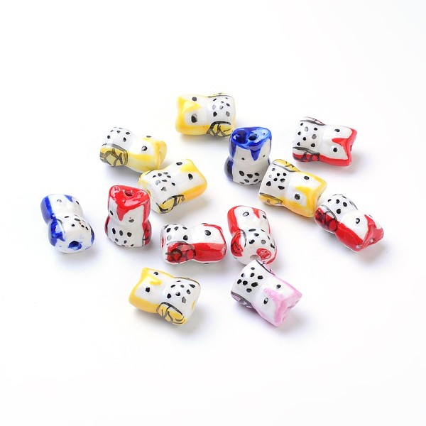 PandaHall Handmade Porcelain Beads, Famille Rose Porcelain, Owl, Mixed Color, 17x14x11mm, Hole: 2mm Porcelain Owl Multicolor
PandaHall Handmade Porcelain Beads, Famille Rose Porcelain, Owl, Mixed Color, 17x14x11mm, Hole: 2mm Porcelain Owl Multicolor