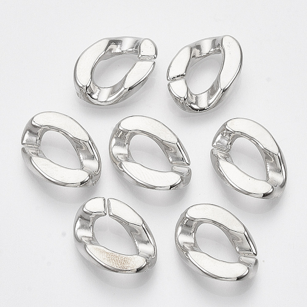 PandaHall CCB Plastic Linking Rings, Quick Link Connectors, For Curb Chains/Twisted Chains Making, Unwelded, Twist, Platinum, 16x12x3mm...
PandaHall CCB Plastic Linking Rings, Quick Link Connectors, For Curb Chains/Twisted Chains Making, Unwelded, Twist, Platinum, 16x12x3mm...