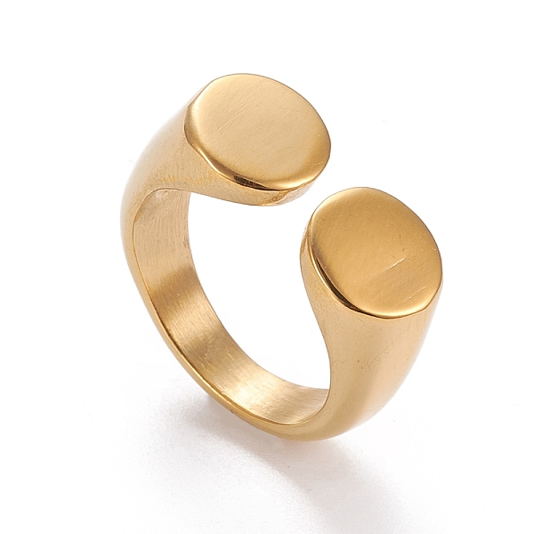 PandaHall Ion Plating(IP) 304 Stainless Steel Cuff Rings, Open Rings, Golden, US Size 9(18.9mm) 304 Stainless Steel
PandaHall Ion Plating(IP) 304 Stainless Steel Cuff Rings, Open Rings, Golden, US Size 9(18.9mm) 304 Stainless Steel