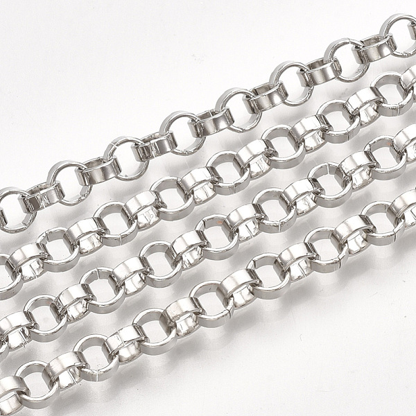 PandaHall Iron Rolo Chains, Belcher Chain, with Spool, Unwelded, Platinum, 5x2mm, about 82.02 Feet(25m)/roll Iron
PandaHall Iron Rolo Chains, Belcher Chain, with Spool, Unwelded, Platinum, 5x2mm, about 82.02 Feet(25m)/roll Iron