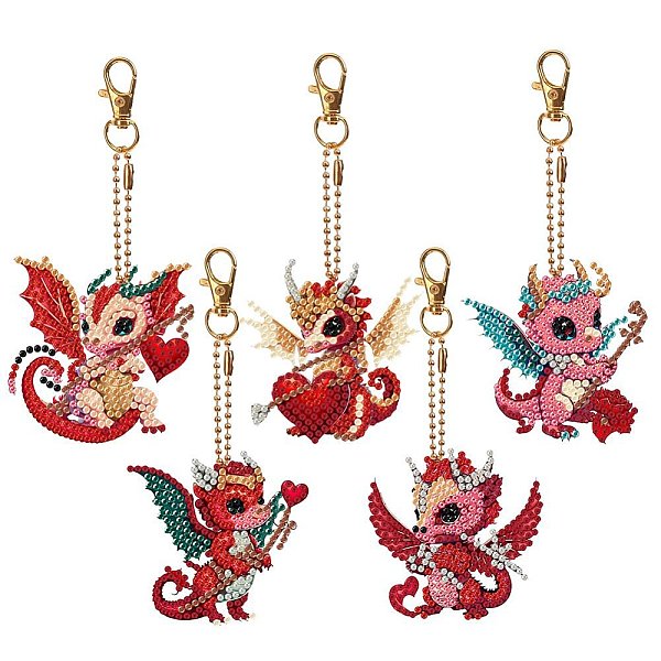 PandaHall Dragon Diamond Painting Pendant Decoration Kits, Including Acrylic Board, Pendant Decoration Clasp, Bead Chain, Rhinestones Bag...
PandaHall Dragon Diamond Painting Pendant Decoration Kits, Including Acrylic Board, Pendant Decoration Clasp, Bead Chain, Rhinestones Bag...
