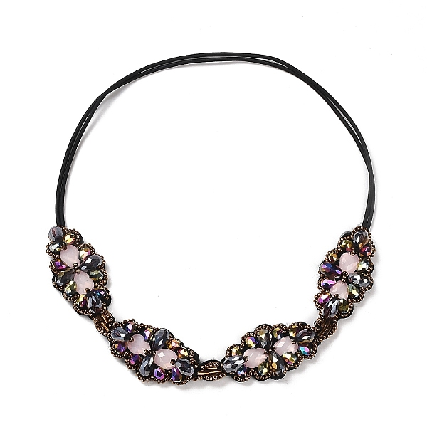 PandaHall Retro Glass Rhinestone & Plastic Beaded Elastic Rubber Hair Headband for Women Girls, Black, 29.5mm, Inner Diameter: 170mm Glass...
PandaHall Retro Glass Rhinestone & Plastic Beaded Elastic Rubber Hair Headband for Women Girls, Black, 29.5mm, Inner Diameter: 170mm Glass...