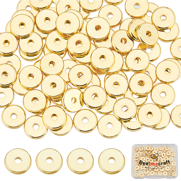 PandaHall Beebeecraft 1 Box 100Pcs Flat Round Spacer Beads 18K Gold Plated Flat Disc Heishi Loose Jewelry Making Beads for Bracelets Making...
PandaHall Beebeecraft 1 Box 100Pcs Flat Round Spacer Beads 18K Gold Plated Flat Disc Heishi Loose Jewelry Making Beads for Bracelets Making...