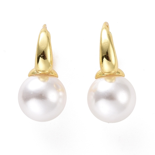 PandaHall Plastic Pearl Hoop Earrings, Brass Jewelry for Women, Cadmium Free & Lead Free, Light Gold, 24x15.5x12mm, Pin: 0.9mm Plastic Round..., White
PandaHall Plastic Pearl Hoop Earrings, Brass Jewelry for Women, Cadmium Free & Lead Free, Light Gold, 24x15.5x12mm, Pin: 0.9mm Plastic Round..., White
