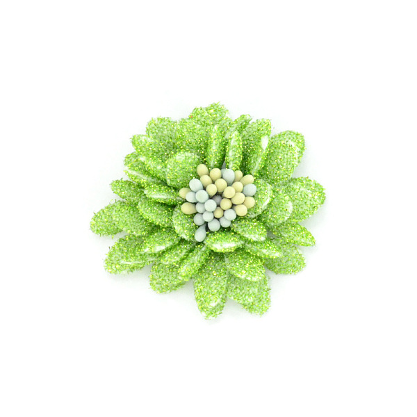 PandaHall Non-Woven Fabric Flowers, with Glitter Powder, for DIY Headbands Flower, Clothing, Shoes, Hats Accessories, Lawn Green...
PandaHall Non-Woven Fabric Flowers, with Glitter Powder, for DIY Headbands Flower, Clothing, Shoes, Hats Accessories, Lawn Green...