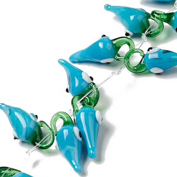 PandaHall Handmade Lampwork Beads Strand, Teardrop with Evil Eye, Deep Sky Blue, 30x10x11mm, Hole: 5x4mm, about 20pcs/strand, 8.66 inch...
PandaHall Handmade Lampwork Beads Strand, Teardrop with Evil Eye, Deep Sky Blue, 30x10x11mm, Hole: 5x4mm, about 20pcs/strand, 8.66 inch...