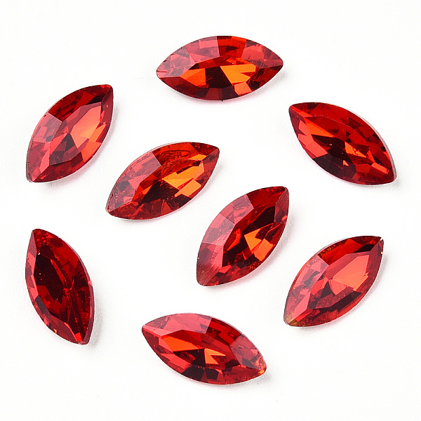 PandaHall Pointed Back Glass Rhinestone Cabochons, Back Plated, Faceted, Horse Eye, Light Siam, 8x4x2mm Glass Rhinestone Horse Eye Red
PandaHall Pointed Back Glass Rhinestone Cabochons, Back Plated, Faceted, Horse Eye, Light Siam, 8x4x2mm Glass Rhinestone Horse Eye Red