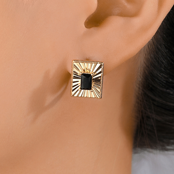PandaHall Vintage Palace Style High-end Zircon Square Stud Earrings Party Banquet Accessory. Brass
PandaHall Vintage Palace Style High-end Zircon Square Stud Earrings Party Banquet Accessory. Brass