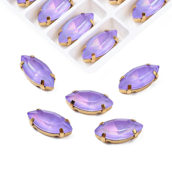 PandaHall 42Pcs Sew on Rhinestone, Mocha Style, Glass Rhinestone, Faceted, with Golden Plated Brass Findings, Horse Eye, Medium Purple...
PandaHall 42Pcs Sew on Rhinestone, Mocha Style, Glass Rhinestone, Faceted, with Golden Plated Brass Findings, Horse Eye, Medium Purple...