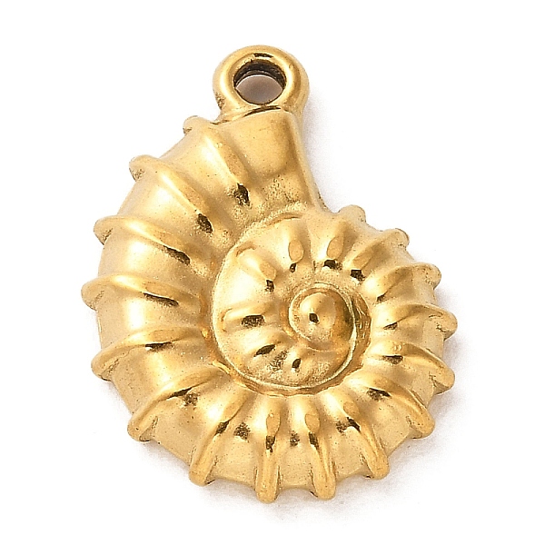 PandaHall 304 Stainless Steel Pendants, Golden, Conch, 22.5x16.5x3.5mm, Hole: 2.2mm 304 Stainless Steel Shell Shape
PandaHall 304 Stainless Steel Pendants, Golden, Conch, 22.5x16.5x3.5mm, Hole: 2.2mm 304 Stainless Steel Shell Shape