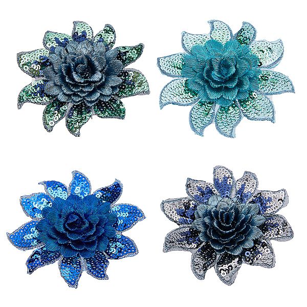PandaHall 4Pcs 4 Colors 3D Flower Pattern Polyester Fabrics Computerized Embroidery Cloth Sew on Appliques, Sequin/Paillette Appliques..., Multicolor
PandaHall 4Pcs 4 Colors 3D Flower Pattern Polyester Fabrics Computerized Embroidery Cloth Sew on Appliques, Sequin/Paillette Appliques..., Multicolor