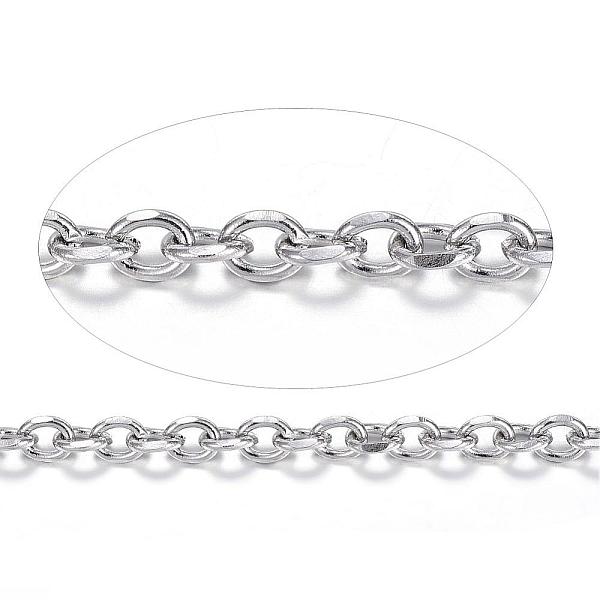 PandaHall 304 Stainless Steel Cable Chains, Unwelded, with Spool, Stainless Steel Color, 5x4x1.2mm, about 65.61 Feet(20m)/roll 304 Stainless...
PandaHall 304 Stainless Steel Cable Chains, Unwelded, with Spool, Stainless Steel Color, 5x4x1.2mm, about 65.61 Feet(20m)/roll 304 Stainless...