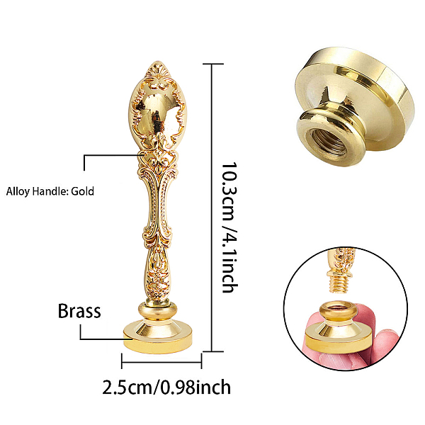PandaHall DIY Scrapbook, Brass Wax Seal Stamp and Alloy Handles, Cat Pattern, 103mm, Stamps: 2.5x1.45cm Alloy Cat Shape
PandaHall DIY Scrapbook, Brass Wax Seal Stamp and Alloy Handles, Cat Pattern, 103mm, Stamps: 2.5x1.45cm Alloy Cat Shape