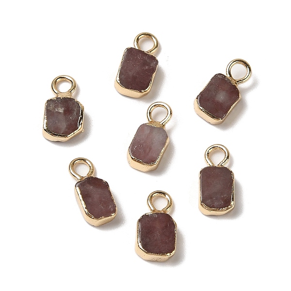 PandaHall Natural Strawberry Quartz Rectangle Charms, with Golden Tone Brass Edge, 9.5x5x2.5mm, Hole: 2mm Strawberry Quartz Rectangle
PandaHall Natural Strawberry Quartz Rectangle Charms, with Golden Tone Brass Edge, 9.5x5x2.5mm, Hole: 2mm Strawberry Quartz Rectangle