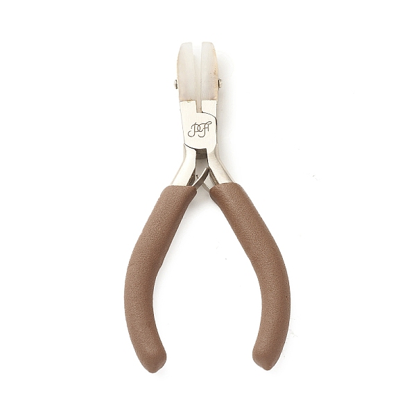 PandaHall Iron Jewelry Pliers, Flat Nose Pliers, with Detachable Jaw Cover, Camel, 12.9x5.5x1.05cm Iron Brown
PandaHall Iron Jewelry Pliers, Flat Nose Pliers, with Detachable Jaw Cover, Camel, 12.9x5.5x1.05cm Iron Brown