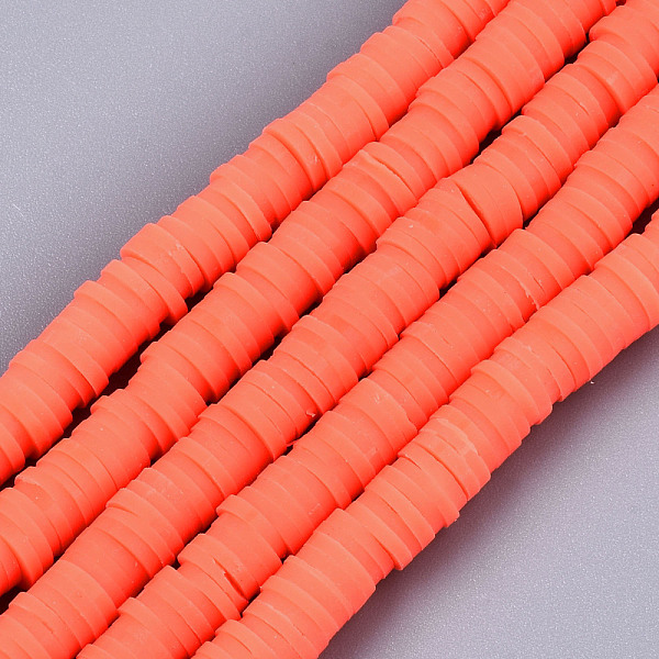 PandaHall Handmade Polymer Clay Beads Strands, for DIY Jewelry Crafts Supplies, Heishi Beads, Disc/Flat Round, Tomato, 6x0.5~1mm, Hole..., Red
PandaHall Handmade Polymer Clay Beads Strands, for DIY Jewelry Crafts Supplies, Heishi Beads, Disc/Flat Round, Tomato, 6x0.5~1mm, Hole..., Red