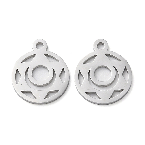PandaHall Chakra Theme 304 Stainless Steel Charms, Manual Polishing, Svadhisthana Chakra, Stainless Steel Color, 14.5x12x1mm, Hole: 1.6mm...
PandaHall Chakra Theme 304 Stainless Steel Charms, Manual Polishing, Svadhisthana Chakra, Stainless Steel Color, 14.5x12x1mm, Hole: 1.6mm...