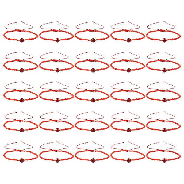 PandaHall Nylon Thread Braided Beads Bracelets, with Seed Beads and Natural Carnelian(Dyed & Heated), 1-3/4 inch~3-1/8 inch(4.5~8cm)...
PandaHall Nylon Thread Braided Beads Bracelets, with Seed Beads and Natural Carnelian(Dyed & Heated), 1-3/4 inch~3-1/8 inch(4.5~8cm)...