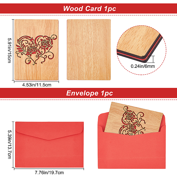 PandaHall CRASPIRE Heart Wood Card, Wood Wedding Anniversary Card, Hollow Heart Rose Design, Handmade Wooden Greeting Card Gifts for..., Multicolor
PandaHall CRASPIRE Heart Wood Card, Wood Wedding Anniversary Card, Hollow Heart Rose Design, Handmade Wooden Greeting Card Gifts for..., Multicolor