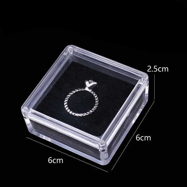 PandaHall Transparent Acrylic Jewelry Gift Box with Magnetic Clasps, Square, Clear, 6x6x2.5cm Plastic Square Clear
PandaHall Transparent Acrylic Jewelry Gift Box with Magnetic Clasps, Square, Clear, 6x6x2.5cm Plastic Square Clear