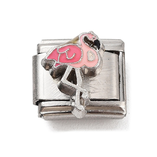 PandaHall Flamingo Shape 304 Stainless Steel Enamel Connector Charms, DIY Handmade Module Bracelet Accessories, Stainless Steel Color, Hot...
PandaHall Flamingo Shape 304 Stainless Steel Enamel Connector Charms, DIY Handmade Module Bracelet Accessories, Stainless Steel Color, Hot...