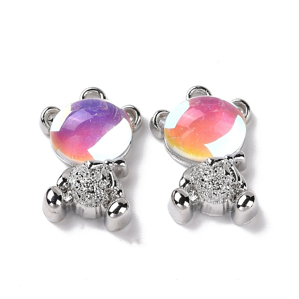 PandaHall Alloy Pendants, with Resin Cabochons, Bear, Platinum, 19x13x6mm, Hole: 1.6mm Alloy Bear Clear
PandaHall Alloy Pendants, with Resin Cabochons, Bear, Platinum, 19x13x6mm, Hole: 1.6mm Alloy Bear Clear