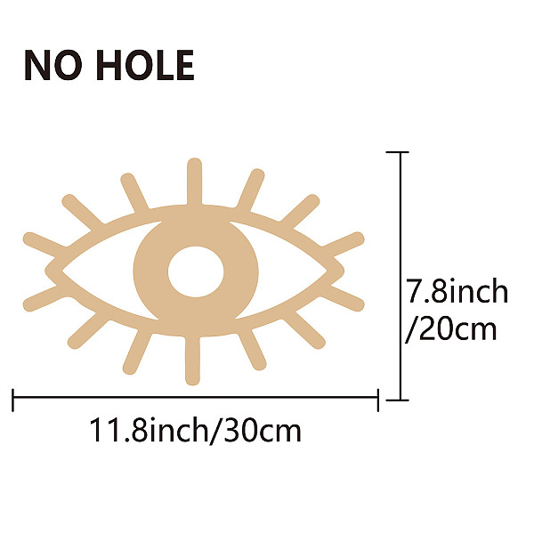 PandaHall Laser Cut Unfinished Basswood Wall Decoration, for Kids Painting Craft, Home Decoration, Eye Pattern, 20x30x0.5cm Wood Eye Orange
PandaHall Laser Cut Unfinished Basswood Wall Decoration, for Kids Painting Craft, Home Decoration, Eye Pattern, 20x30x0.5cm Wood Eye Orange