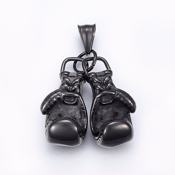 PandaHall 304 Stainless Steel Pendants, Boxing Gloves, Gunmetal, 40x17~35x15mm, Hole: 9x5mm 304 Stainless Steel Sports
PandaHall 304 Stainless Steel Pendants, Boxing Gloves, Gunmetal, 40x17~35x15mm, Hole: 9x5mm 304 Stainless Steel Sports