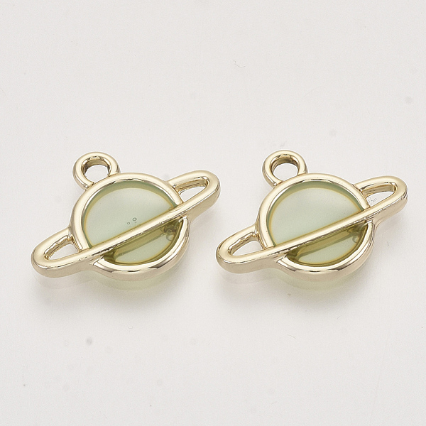 PandaHall Epoxy Resin Pendants, with Light Gold Alloy Open Back Settings, Planet, Universe Space Charms, Dark Sea Green, 14.5x19.5x2.5mm...
PandaHall Epoxy Resin Pendants, with Light Gold Alloy Open Back Settings, Planet, Universe Space Charms, Dark Sea Green, 14.5x19.5x2.5mm...