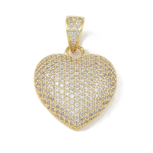 PandaHall Brass Micro Pave Cubic Zirconia Pendant, Heart, Real 18K Gold Plated, 28x25.5x8mm, Hole: 8.5x6mm Brass+Cubic Zirconia Heart Clear
PandaHall Brass Micro Pave Cubic Zirconia Pendant, Heart, Real 18K Gold Plated, 28x25.5x8mm, Hole: 8.5x6mm Brass+Cubic Zirconia Heart Clear