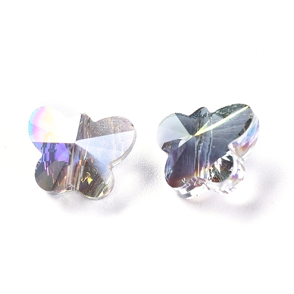 PandaHall Electroplate Faceted Glass Beads, Butterfly, Half Rainbow Plated, Sea Green, 8x10x6mm, Hole: 1mm Glass Butterfly Green
PandaHall Electroplate Faceted Glass Beads, Butterfly, Half Rainbow Plated, Sea Green, 8x10x6mm, Hole: 1mm Glass Butterfly Green