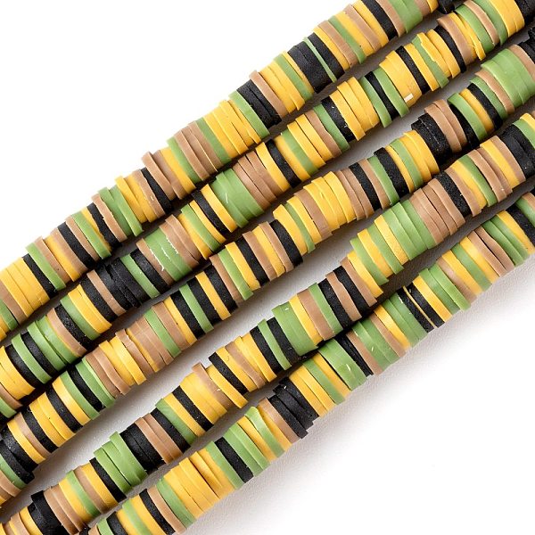 PandaHall Handmade Polymer Clay Beads Strands, for DIY Jewelry Crafts Supplies, Heishi Beads, Disc/Flat Round, Dark Olive Green, 6x0.5~1mm...
PandaHall Handmade Polymer Clay Beads Strands, for DIY Jewelry Crafts Supplies, Heishi Beads, Disc/Flat Round, Dark Olive Green, 6x0.5~1mm...