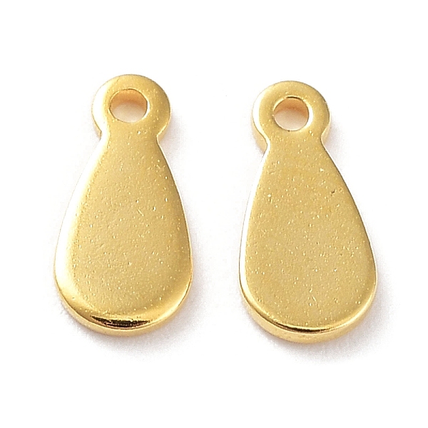 PandaHall 201 Stainless Steel Charms, Teardrop Charm, Golden, 8x3.5x0.7mm, Hole: 0.9mm 201 Stainless Steel Teardrop
PandaHall 201 Stainless Steel Charms, Teardrop Charm, Golden, 8x3.5x0.7mm, Hole: 0.9mm 201 Stainless Steel Teardrop