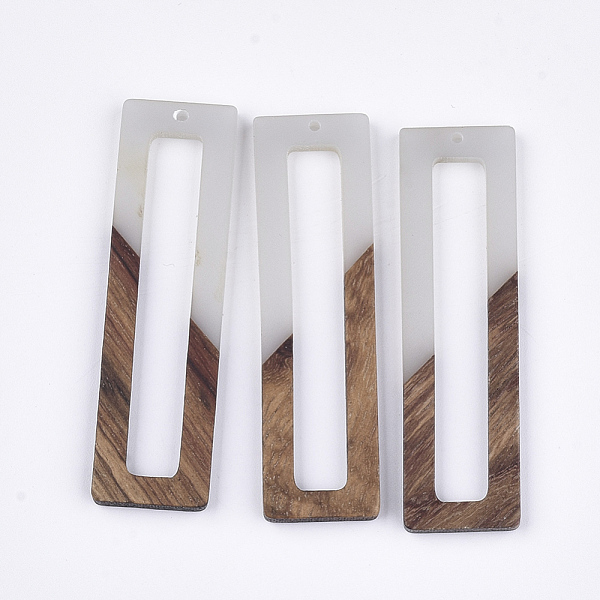 PandaHall Resin & Walnut Wood Big Pendants, Rectangle, Light Grey, 60.5~61x17x3mm, Hole: 1.6mm Resin+Wood Rectangle Gray
PandaHall Resin & Walnut Wood Big Pendants, Rectangle, Light Grey, 60.5~61x17x3mm, Hole: 1.6mm Resin+Wood Rectangle Gray