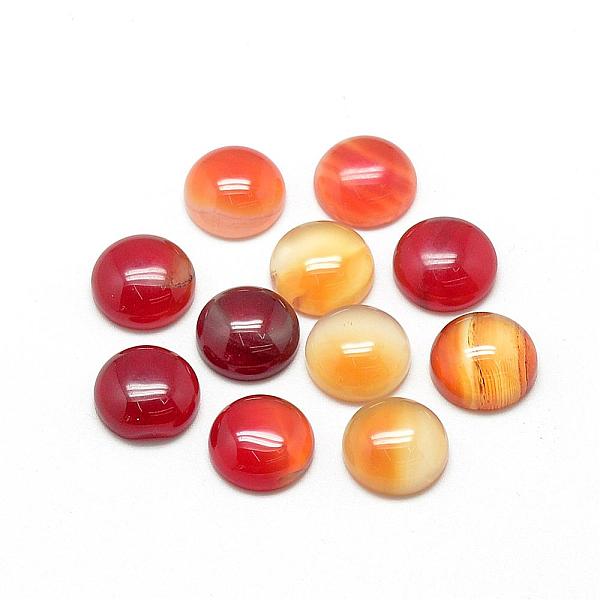 PandaHall Natural Agate Cabochons, Dyed, Half Round/Dome, 20x6mm Natural Agate Half Round Red
PandaHall Natural Agate Cabochons, Dyed, Half Round/Dome, 20x6mm Natural Agate Half Round Red