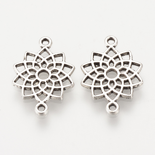 PandaHall Tibetan Style Alloy Links connectors, Flower, Cadmium Free & Lead Free, Chakra Sahasrara, Antique Silver, 20x14x1.5mm, Hole: 1mm...
PandaHall Tibetan Style Alloy Links connectors, Flower, Cadmium Free & Lead Free, Chakra Sahasrara, Antique Silver, 20x14x1.5mm, Hole: 1mm...