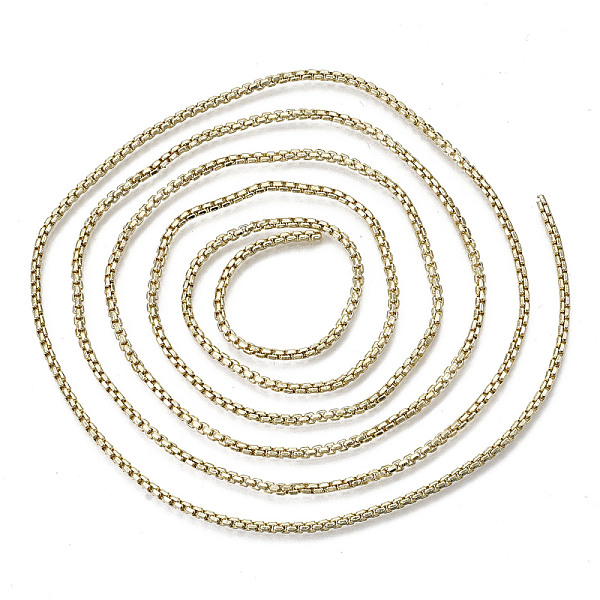 PandaHall Brass Cross Chains, Long-Lasting Plated, Soldered, Light Gold, 2x2x1mm Brass
PandaHall Brass Cross Chains, Long-Lasting Plated, Soldered, Light Gold, 2x2x1mm Brass