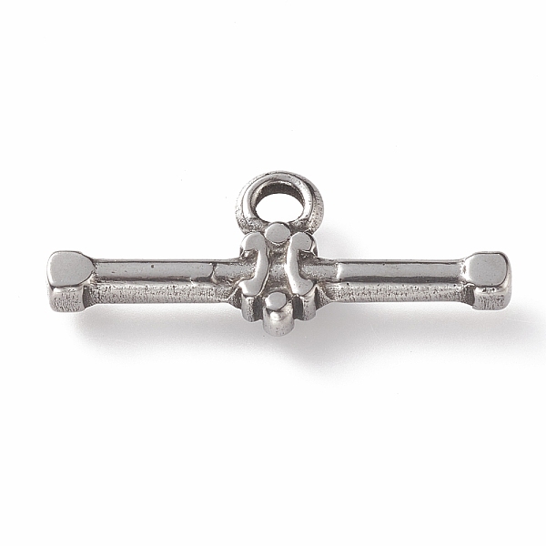 PandaHall 304 Stainless Steel Toggle Clasps Parts, Bar, Stainless Steel Color, 22x9x3mm, Hole: 2mm 304 Stainless Steel Others
PandaHall 304 Stainless Steel Toggle Clasps Parts, Bar, Stainless Steel Color, 22x9x3mm, Hole: 2mm 304 Stainless Steel Others
