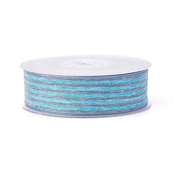 PandaHall Polyester Ribbon, Striped Pattern, Deep Sky Blue, 3/8 inch(9mm), about 100yards/roll(91.44m/roll) Polyester None Blue
PandaHall Polyester Ribbon, Striped Pattern, Deep Sky Blue, 3/8 inch(9mm), about 100yards/roll(91.44m/roll) Polyester None Blue