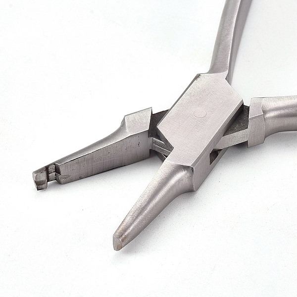 PandaHall Steel Eyeglasses Pliers, Nose Pad Adjusting Pliers, Stainless Steel Color, 53x49.5x15mm, Hole: 1.5x3mm Steel
PandaHall Steel Eyeglasses Pliers, Nose Pad Adjusting Pliers, Stainless Steel Color, 53x49.5x15mm, Hole: 1.5x3mm Steel