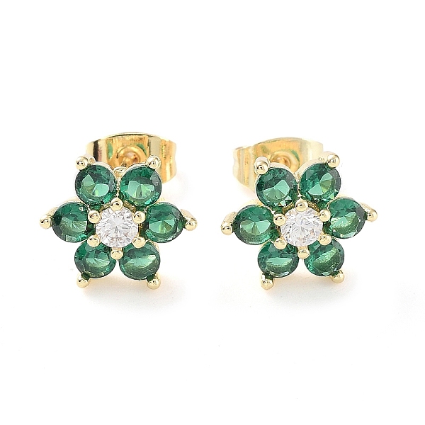 PandaHall Brass Micro Pave Cubic Zirconia Stud Earrings, Snowflake Jewelry for Women, Golden, 9.5x11mm Brass+Cubic Zirconia Snowflake Green
PandaHall Brass Micro Pave Cubic Zirconia Stud Earrings, Snowflake Jewelry for Women, Golden, 9.5x11mm Brass+Cubic Zirconia Snowflake Green