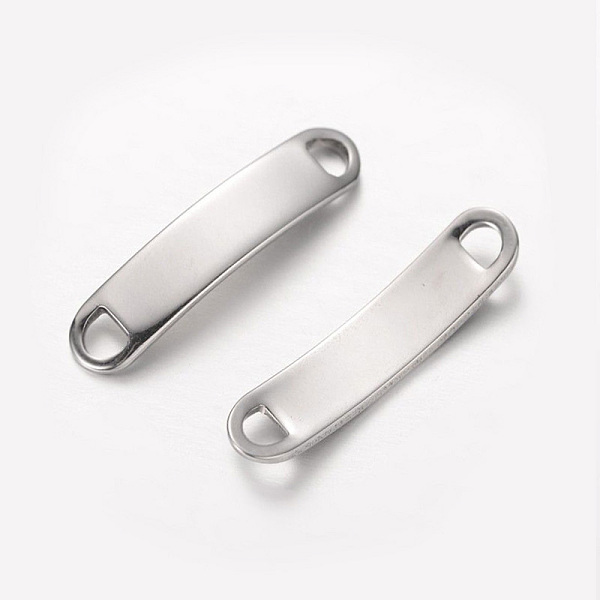 PandaHall Rectangle 304 Stainless Steel Links connectors, Stainless Steel Color, 41x10x1.5mm, Hole: 4x5mm 304 Stainless Steel Rectangle
PandaHall Rectangle 304 Stainless Steel Links connectors, Stainless Steel Color, 41x10x1.5mm, Hole: 4x5mm 304 Stainless Steel Rectangle