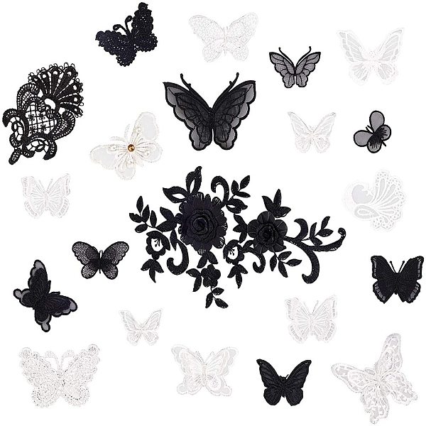 PandaHall Lace Embroidery Sewing Fiber Appliques, DIY Garment Accessories, Flower, Mixed Color, 20~20.6x12.2~12.6cm Polyester Mixed Shapes..., Multicolor
PandaHall Lace Embroidery Sewing Fiber Appliques, DIY Garment Accessories, Flower, Mixed Color, 20~20.6x12.2~12.6cm Polyester Mixed Shapes..., Multicolor