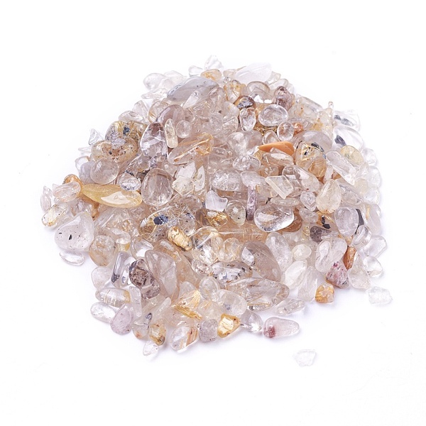 PandaHall Natural Rutilated Quartz Beads, Undrilled/No Hole, Chips, 4~12x2~7x1~5mm, about 100g/bag Rutilated Quartz Chip
PandaHall Natural Rutilated Quartz Beads, Undrilled/No Hole, Chips, 4~12x2~7x1~5mm, about 100g/bag Rutilated Quartz Chip